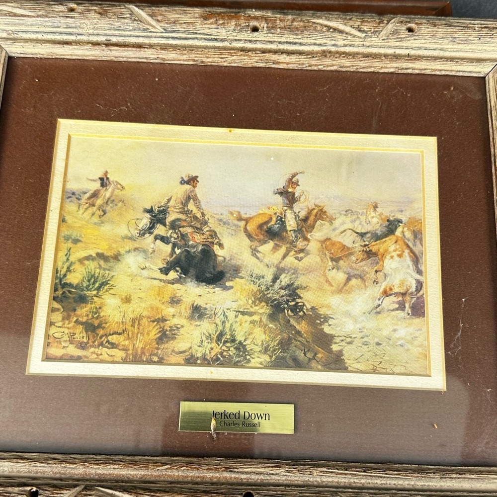 Charles Russell Framed Western Art